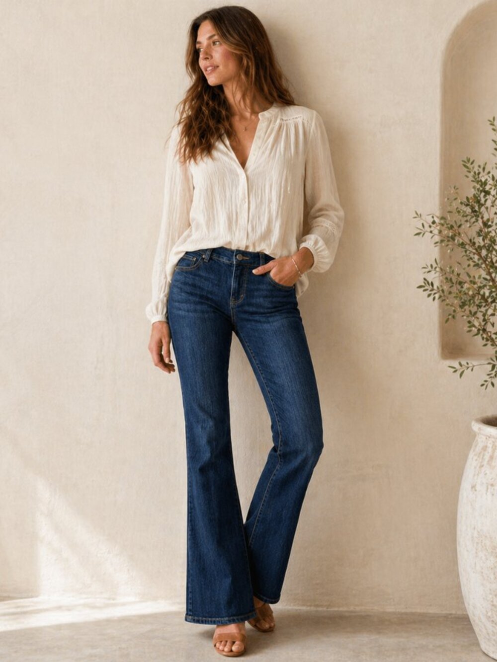 Cabi 652L Bootcut Jeans Women’s Size 10 Mid Rise Blue Stretch Denim Classic Fit
